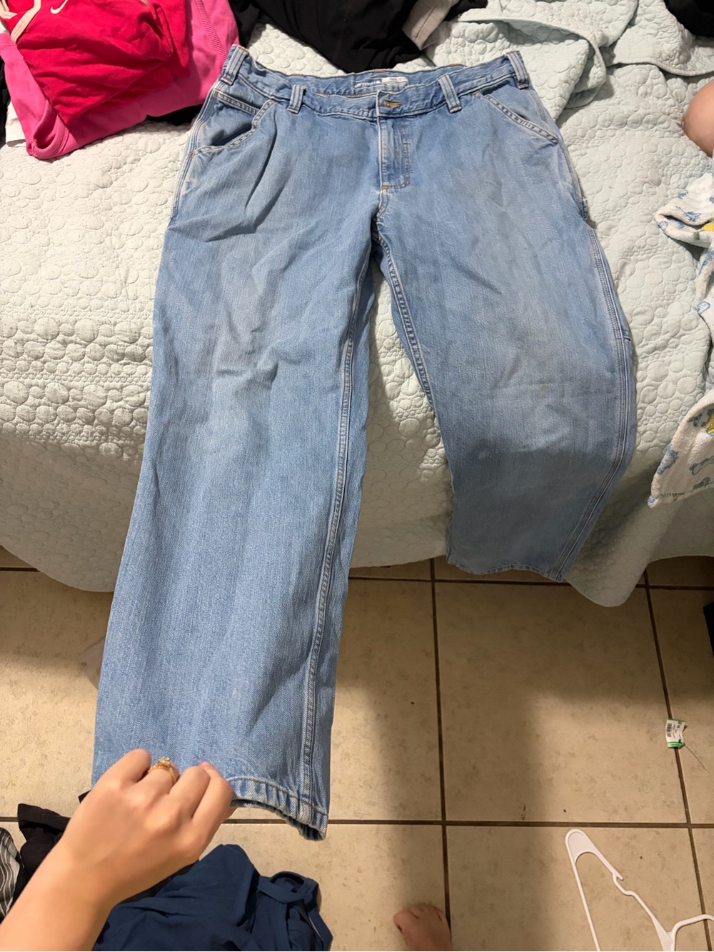 Light Blue men Relaxed Fit Jeans